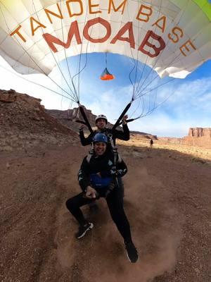 Feeling alive! Happy birthday!  #tandembasemoab #basejump #skydive #moab #utah #birthday #bucketlist #emotional #feelgood #fyp #bucketlist #traveltiktok 