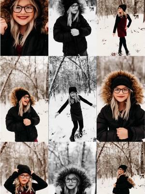 When your daughter asks you to take snow pictures of her, you do it. 😍❄️  #CapCut #snowday #snow #photography #arkansasphotographer 