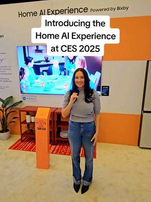 Check out our Home AI Experience, with new features to make life at home easier and more efficient. #CES2025 #AIForAll #SmartThings #HomeAI 