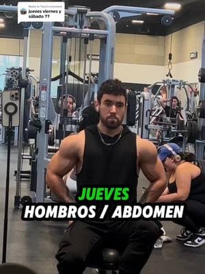 Replying to @Tony  Jueves de Hombros y Abdomen #shoulderworkout #absworkout #fitness #potente 