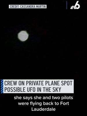 Remember the drone hysteria in New Jersey last month? We have a local story that literally tops that one.  A crew on board a private jet spotted something high in the sky, they shot video of it, and they have no idea if what they saw that night was a possible UFO.  #plane #ufo #fortlauderdale