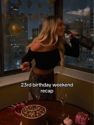 Let’s run it back??? #birthdayrecap #weekendrecap #23rdbirthday #nycweekend 