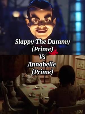 Slappy The Dummy Vs Annabelle #whowins #1v1 #horror #slappythedummy 