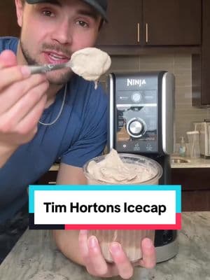 This one really brought me back to growing up during the Tim Hortons Ice Cap Era  #ninjacreami #ninjacreamirecipe #highprotein 