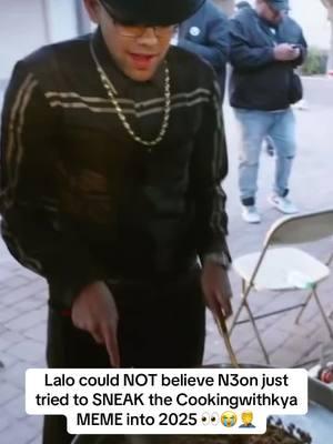 Lalo could NOT believe N3on just tried to SNEAK the Cookingwithkya MEME into 2025 👀😭🤦‍♂️ | #n3on #n3onclips #lalo #lalogonebrazzy480 #cookingwithkya #vexbolts 