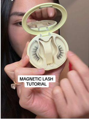 Replying to @kuangjiang Let’s put on these magnetic lashes together 🥰#magneticlashes #lashtutorial #magneticlashtutorial 