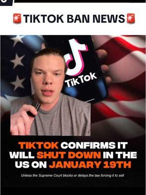 The TikTok ban relies on what happens tomorrow. What are your thoughts and predictions? #tiktokban #thetiktokban #tiktokbanned #tiktokbannews #tiktokusban #coachstone 