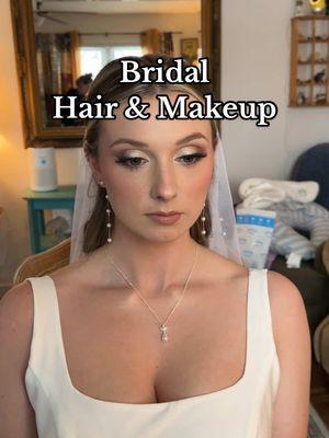 Come with me to do bridal hair and makeup on @Equine Junkie 👰🏼💍 #bridemakeup #makeupartistcheck #bridalmakeup #bridalglam #CapCut 