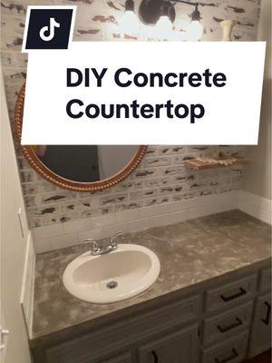 Replying to @Dobe72 Easy countertop renovation!  🔗You can click the link in my bio to shop my Amazon Storefront with all my favorite products.  #renovation #remodeling #hgtv #diyprojects #fixerupper #homeimprovement #modernfarmhouse #modernfarmhousestyle #countrylivingmagazine #diyhomeprojects #diyhome #diyhomedecor #ryobi #ryobitools #remodel #diyproject #fyp #DIY #countertops #concretecountertops