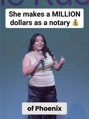 Irene makes ONE MILLION dollars with her nationwide notary signing service! 💰 I’m so excited to announce I’m bringing Irene on stage next weekend at the Loan Signing System’s 6th Annual Conference! @Notary Irene⭐️Notary Tips ⭐️ will be speaking in the Secret Habits of Millionaire Notaries panel ✍🏼  If you’re interested on hearing all her secret habits so you can apply it to your notary business Click 🔗 on my profile to reserve a virtual ticket! 🎟️ #loansigningsystem #notary #notarypublic #notarysigningagent #sidehustleideas #fypシ #notarytok #notarytiktok #loansigningagent #signingservice 