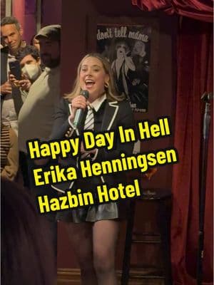 So lucky #hazbinhotel #erikahenningsen #hazbinhotelcharlie #meangirlsmusical #meangirlsbway #broadwaymusicals 