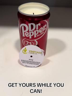 Perfect 2025 home decor! #candlemaking #candlebusiness #drpepper #drpepperlover #homedecorideas #tiktokshopfinds #vineyardcandleco 