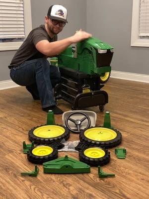 Building My John Deere 8R Pedal Tractor @Prairie State Tractor @Andy Pasztor aka Andyclean #johndeere #tractor #farming #toy #tire 