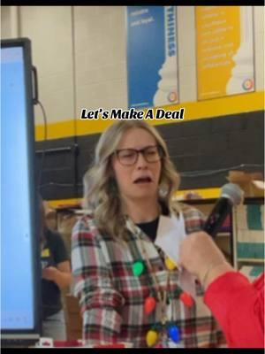 Let’s Make A Deal teacher edition. #teachersoftiktok #teacherfun #elementaryschool #scarysherrithesecretary #staffmoralebooster #staffculture #funandgames 