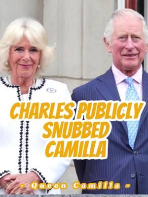 No one realized Charles publicly snubbed Queen Camilla during his coronation! #queencamilla #kingcharles #royal #celebrity #fpy #greenscreenvideo 