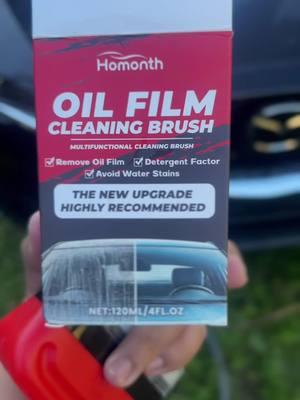 Amazing product easy to use 😍😍😍#cardetailing #oilfilm #fyp #detailing 