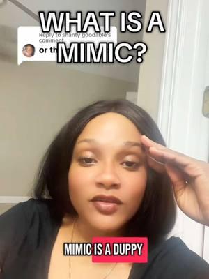 Replying to @shanty goodable  What is a Mimic?  #mimic #ghost #duppy #jamaicantiktok🇯🇲viral #jamaicantruestory #jamaicantruestories #whatisamimic 