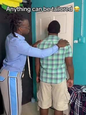 Mr Must-Fit😂😂😂  W/@🥶FROSS 38🇬🇩  #comedy #funnymemes #viral #tailoring #fyp 