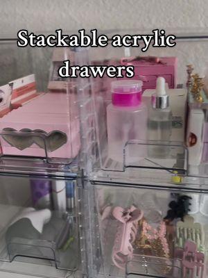 This is the 4pack 12x7.5x7 . You can use these for whatever you want. I see alot of people use these In the bathroom or in the kitchen.  #beautyorganization #acrylicdrawers #acrylicstorage 