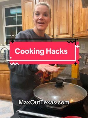 More cooking hacks to help create healthier meals #fyp #healthy #food #dinner #maxouttexas #fitness #hack #protein #veggies #fiber #cooking #easy #iifym #macros 