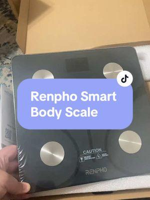 Let the Renpho Snart Body Scale track your progress for all those New Year Resolutions. #smartbodyscale #weightloss #trackprogress #weightlossjourney #healthjourney 