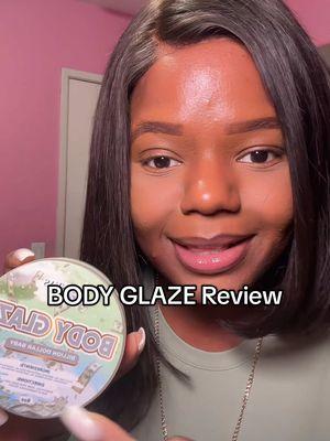 now I see why y'all go so crazy for the body glaze. It's a yes for me. 👏🏾 #bodyglazereview #bodyglaze #canvasbeautybrand #canvasbeauty 