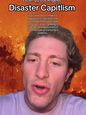 Spread the word, like share repost and stay informed in the aftermath. The fires are just the beginning of the tragedy  #greenscreen #disastercapitalism #homeownership #privateequity #wildfires #losangelesfire #palisades #eaton #karenbass #blackrock #invitationhomes #gavinnewsom sources: the San Francisco chronicle and the New York Times 