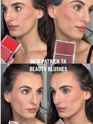 Swatching all 4 of the @Patrick Ta Beauty blushes. Which shade is your favorite? #newmakeup #patricktablushduo #sephorahaul #sephoramusthaves @patrick ta 