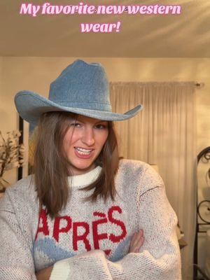 Honestly a good summer and winter hat. #OOTD #outfitoftheday #westernwear #cowboy #cowboyhat #cowboyfashion #outfit #denim #ski #western #winterwestern #cowgirl #cowgirlhat #denimcowboyhat #yeehaw #cowboybootd #sweater #targetfashion #target 