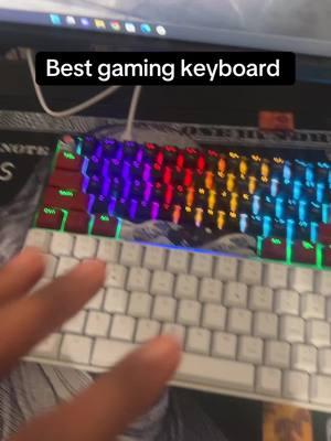 I like that black one better cuz it’s a lil smaller and sounds better to me but they are both really good #keyboard #pcsetup #GamingSetup #bestkeyboard #GamingSetup 