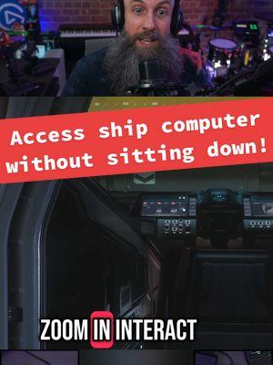 You can now use the ship computer without sitting in the drivers seat!!! #f#fyps#starcitizens#streamerg#gamedevt#tipsandtricksS@Star Citizen