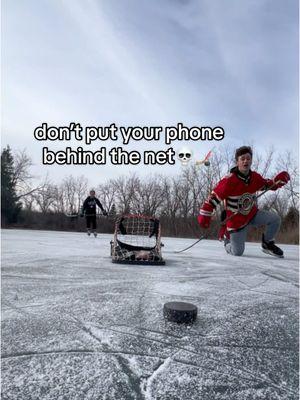 high risk, no reward #NHL #Hockey #ODR #PondHockey #HockeyTikToks #Chicago #Blackhawks #ChicagoBlackhawks #Winter 