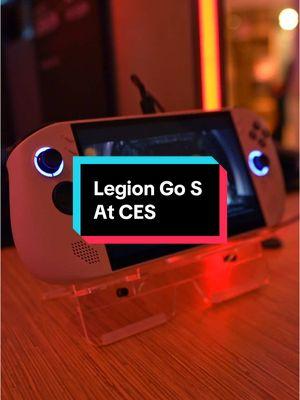 Would you use a handheld gaming device like this? 👀 #tech #technology #ces2025 #gadgets #legiongos #lenovoces @Lenovo Legion @AMD 