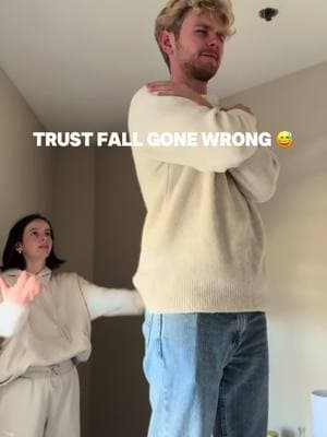 oops 🥲😅🤪 #morelikeJesus #christiansinger #christiancouple #trustfallchallenge 