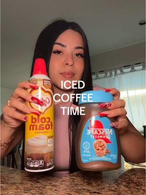 An iced coffee before cooking dinner is a MUST! The cold foam is 1000/10 you need it!  #icedcoffee #nescafe #coffeemate #coffeetiktok #icedcoffeeathome #icedcoffeerecipe #coffeetime #coffeelover 