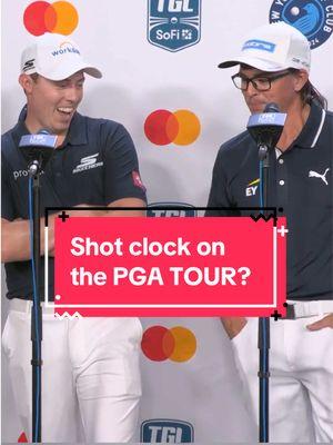 Shot clock on the PGA TOUR? #PGATOUR #TGL #golf #golftiktok @Dan Rapaport @TGL 