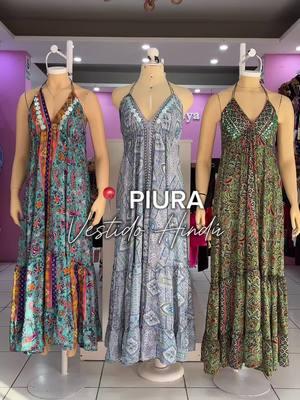 Vestidos en tendencia 💖 #verano #vestidohindu #vestidoslargos #bohemio #Summer #girls #tendencia #piuraperu #piura #piuranitabonita❤️ #vestidoshindu #peru🇵🇪 