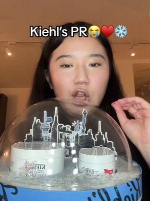 Kiehl’s PR box😭❄️🌃IM OBSESSED look at this cute NYC Skyline snow globe with the ultra facial cream and the mega moisture body cream UR KIDDING THANK U SO MUCH it’s going up in my room as a New York City display hehehe @Kiehl's Since 1851 #kiehls #giftedbykiehls #kiehlsus #skincare #nyc #newyorkcity #prbox #KiehlsHydration 