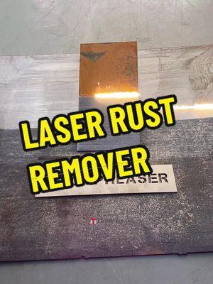 Laser rust remover machine #lasercleaningmachine #cleaning #rust #removal #satisfyingvideo #manufacturedhomes #2025 #foryou  