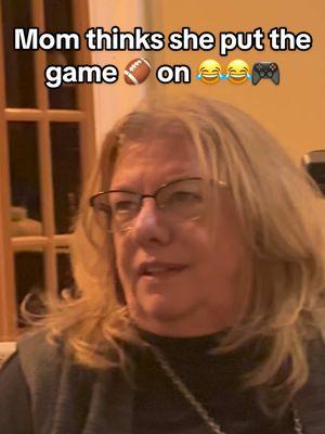 I can’t not make this up 😂😂 mom thinks Madden is actually the PSU Notre Dame game 😂 #lol #haha #MomsofTikTok #madden #footba #fyp