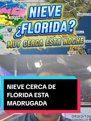 🚨 ATENCION La nieve podría caer cerca de Florida en las próximas horas. Si la quieres ver en el Sur de Alabama y Georgia podrías encontrarla. Algunos copos no se descartan en Florida pero no significativo. Ya se reporta nieve en Dallas - Fort Worth en estos moenntos reciben la afectacion de una tormenta invernal que luego se mueve al este llevando nieve hasta Atlanta, incluso de nuevo en Kentucky  Va a nevar en Texas en los próximos días? Algunos modelos sugieren nieve en varias zonas del sur de los Estados Unidos, incluso el norte de Florida. 🥶 Mientras un evento de frio intenso para muchos, incluso histórico en algunos sitios de Estados Unidos para las primeras semanas de enero. De nuevo Frío para muchos en Estados Unidos y también Florida pues una masa de aire Ártico se moverá por el centro de los Estados Unidos y llegará hasta Florida. Nieve en New York para navidad Tormenta Invernal en Kentucky  Tormenta Invernal en Kansas Nieve en Louisville para mañana City Hielo en Kansas City  Nieve en Kentucky  Nieve en Philadelphia  Donde cer nieve en Navidad. Nieve en Tampa  Nieve en Florida en Enero Nieve en Houston  Nieve en Texas Ya llegó el frío para muchos mientras otros ya tienen bastante frío aquí en los Estados Unidos dejando temperaturas por debajo del punto de congelación, también bajaran las temperaturas en Cuba y partes de México  #Invierno #Nuevosistema  #Cuba #PuertoRico #Chicago #Dallas #TexasFrio #Dominicana #FrenteFrio #Cancun  01/09/2025 PM Navidad 2024 nieve Blanca Navidad Llegó el invierno Frente frio  hacia Cuba Frio Va a Cuba  Frío en Texas frío para Texas Golfo de México ciclones  Lo nuevo del frío  Tempueraturas frías en camino Nuevo frente frío  Mucho frío en Camino Que son los ensembles de los modelos de pronóstico  Tormenta Invernal en Texas #Houston #huracanes #Cuba #Florida #corrientesderesaca #playas  #ciclonestropicales #Florida #Nieve #Louisiana #TormentaInvernal #tiempotropical #temporada  #TormentaTropical #Cuba #Louisiana #Cancun #yucatan #Mexico #Temporada #TropicalWeather #ElTiempo #Pronóstico #Parati  #Cancun  #importante #Tampa #Miami #orlando #CapCut #Frio #HuracanInfo #ElProfeDelTiempo  El Profe del Tiempo