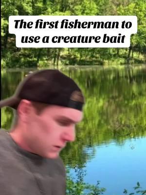 The first fishermen to use a creature bait for fishing #fish #fishtok #fishingtips #fishing #fishingrod #fishinggear #fishingtime #fishingfun #fishing #fishingtrip #bigfish #bass #bassfishing #bigness #challenge #fishingchallenge #fyp #foryoupage #trend #trending 