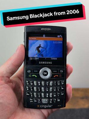 Remember the Samsung Blackjack from 2006? #samsung #blackjack #windowsmobile #cingular #2006 #phone #retro #tech #techtok #ianstech