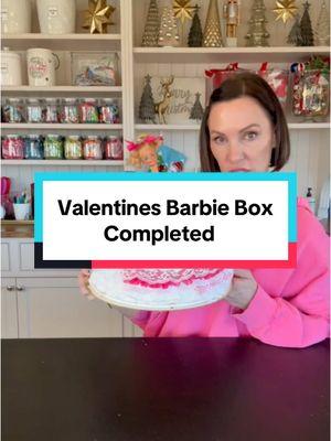 Replying to @Caycie let’s try this again! Barbie Valentines Day box inspired by a Barbie Cake 🧁🩷 what do you think?!  #barbiecake #barbie #emilysituations #ValentinesDay #valentinesbasket #valentinesdaygiftideas 