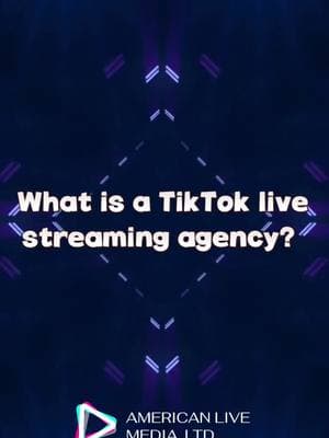 #ALM #tiktok #livestream What is a TikTok live streaming agency⁉️