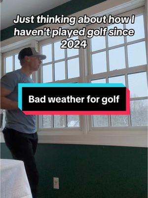 Even my dog knows this weather sucks 😭 #golf #golfer #golfing #golflife #golflover #golftiktok #fy 