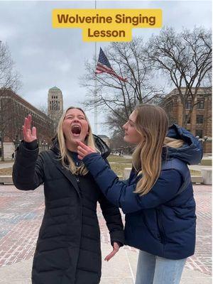 Michigan Musical Theatre students know how to hit all the right notes! 🎶 #UofM #UMich #Michigan #Singing #MusicalTheatre #CollegeLife 