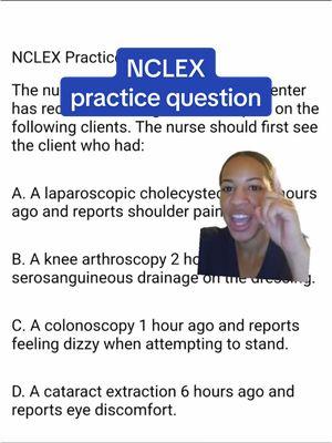 NCLEX Practice Question alert!! #nclexquestions  #nclexquestionoftheday  #nursingoftiktok #nursingstudents  #nclexrn #priorityquestions