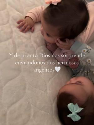 Los tiempos de Dios son perfectos✨ #twins #twinmom #twingirls #identicaltwins #moditwins #fyp #heavengift 