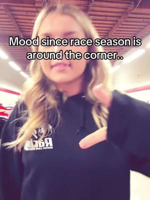 So excited! #latemodelracing #blonde #viral #femaleracer #fypシ゚ #NASCAR #racing 